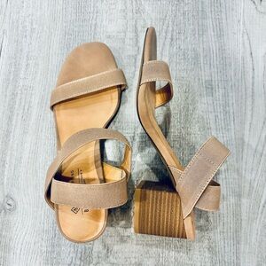 NWOT Call It Spring Nude Sandal Size 6